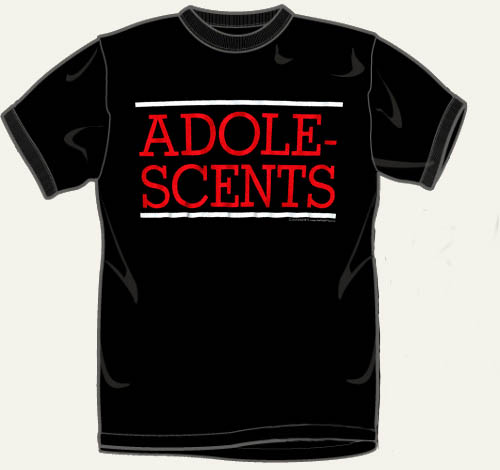 Adolescents Album Black T Shirt